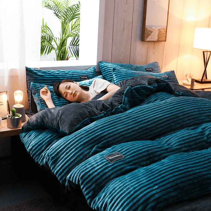 Ensemble de Linge de Lit Hiver Ultra Doux et Duvet