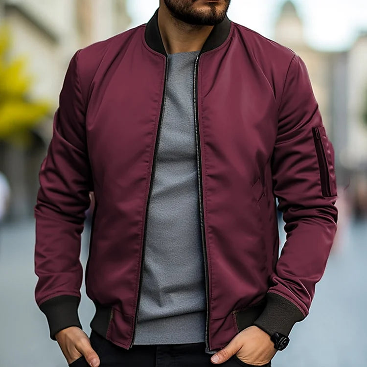 Veste Legere Zippée Moderne pour Homme