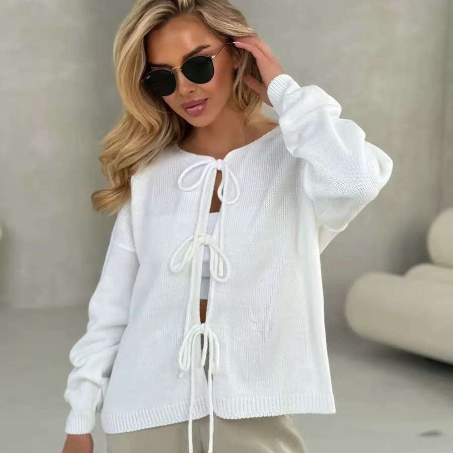 Chic Cardigan Court Lacé