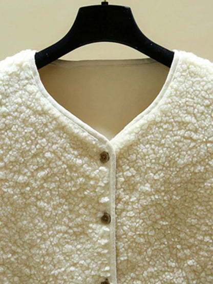 Cardigan D’Hiver Sans Manches En Laine Femme