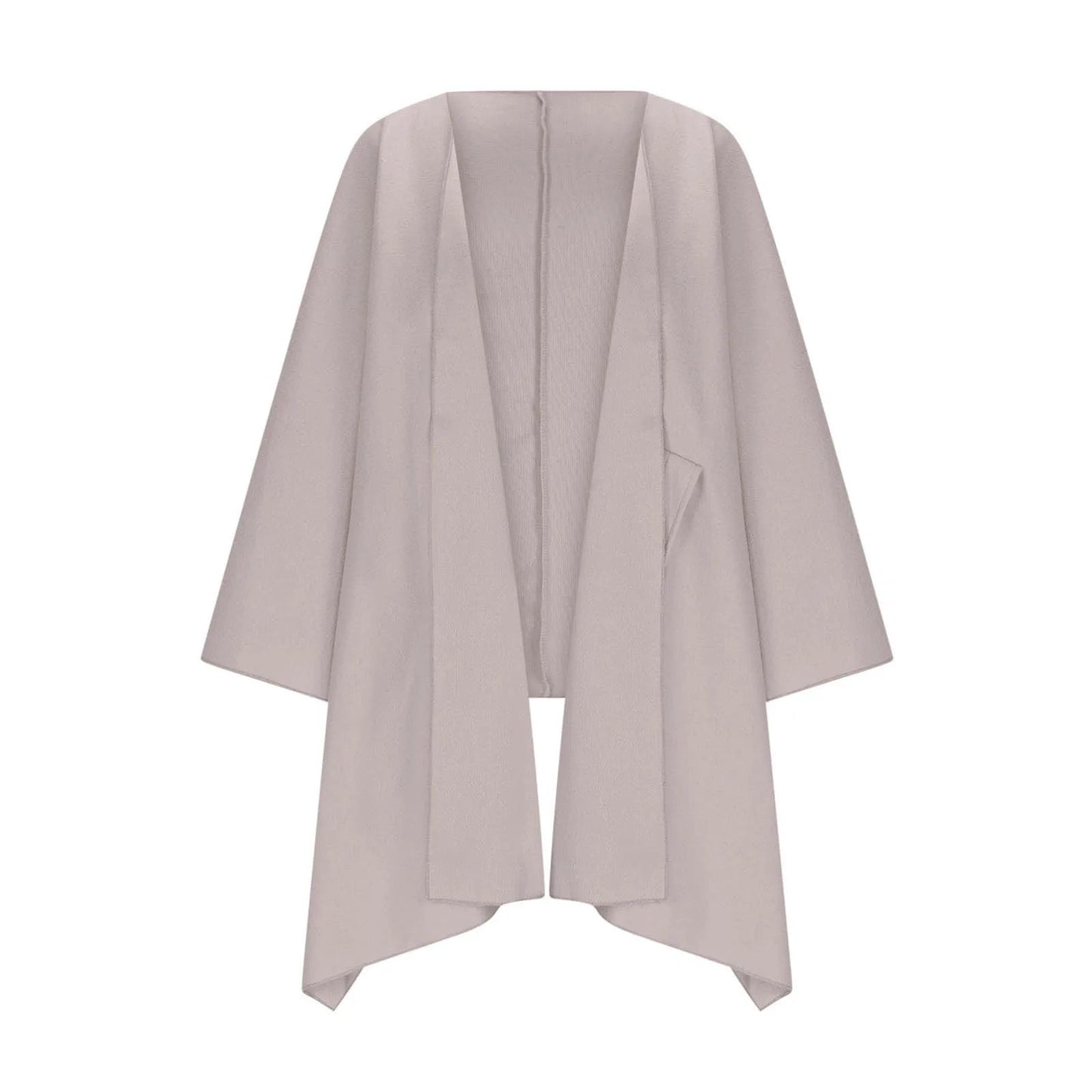 Cardigan long en maille confortable avec manches chauve-souris