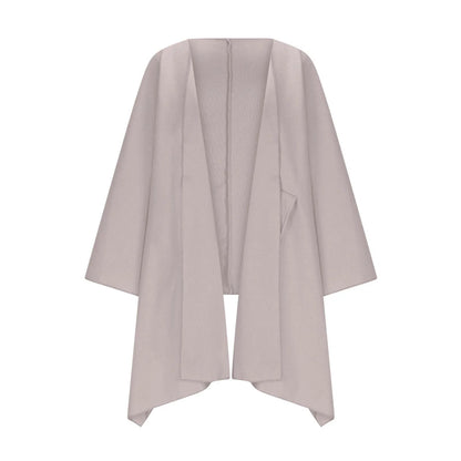 Cardigan long en maille confortable avec manches chauve-souris