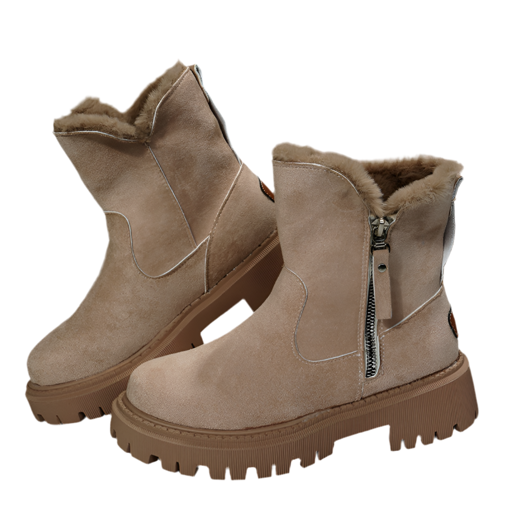 Bottes d'hiver confortables en suède