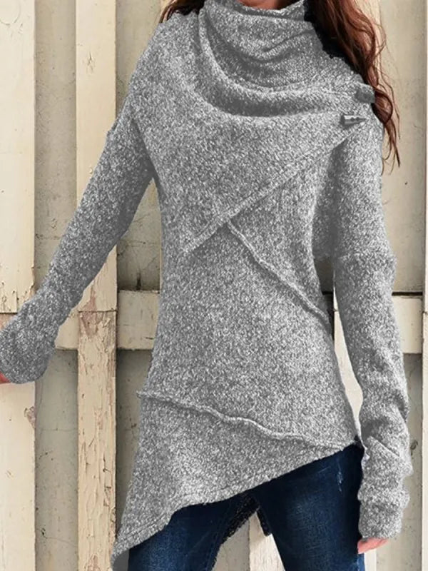 Pull à col bénitier pour femmes chic et douillet