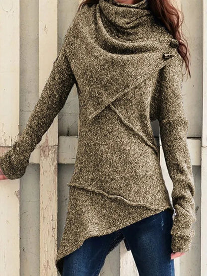 Pull à col bénitier pour femmes chic et douillet