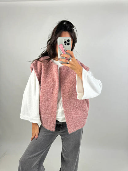 Veste Utility sans Manches avec Multiples Poches