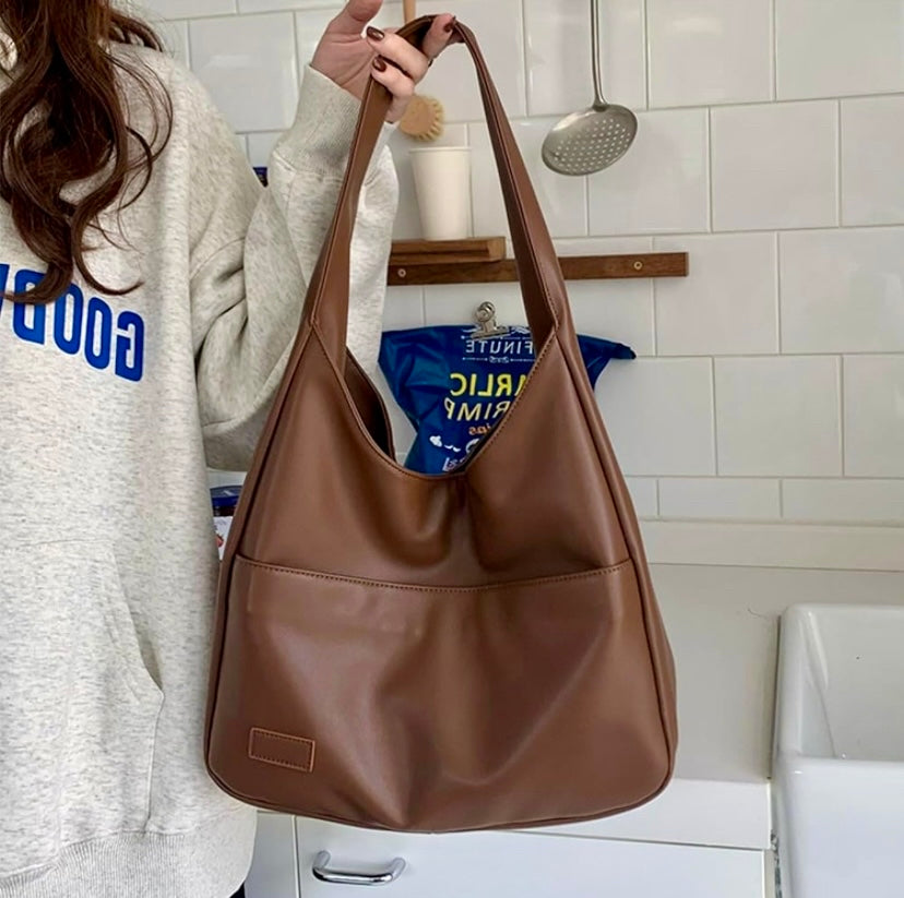 Sac à Bandoulière Spacieux en Cuir Premium Femme