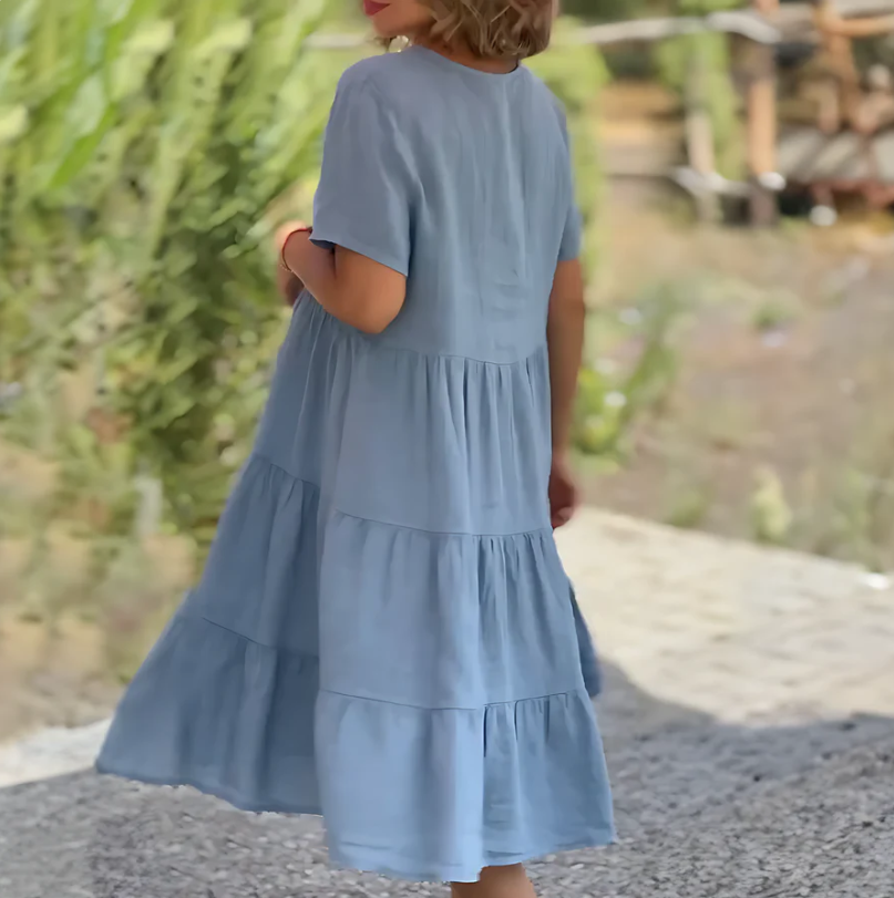 Robe ample pour femmes coupe trapèze confortable pour un usage quotidien