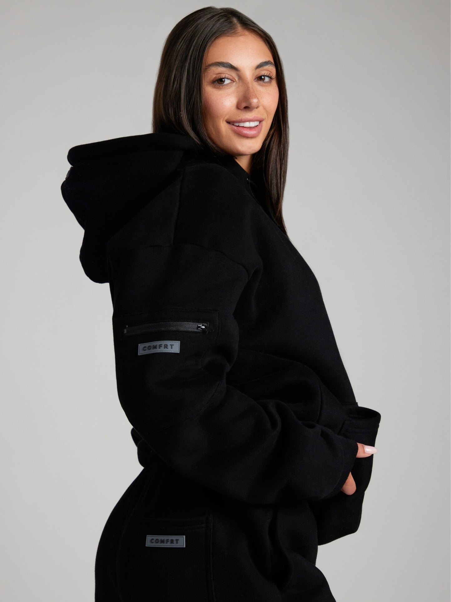 Sweat à Capuche de Voyage Confortable avec Graphique Mode Avion