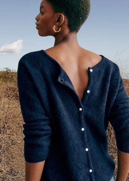 Cardigan en maille héritage confortable