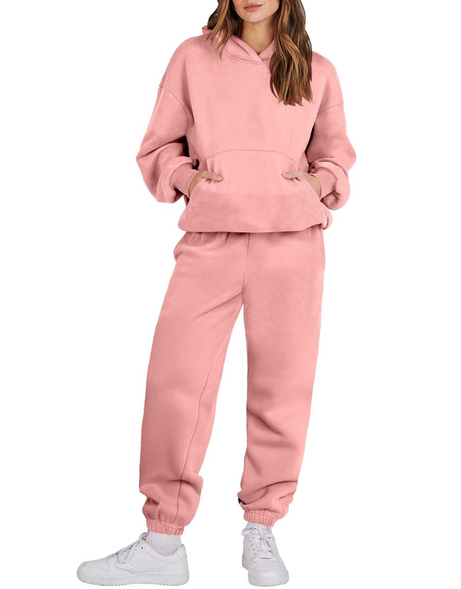 Ensemble de Sweat à Capuche et Jogging Tendance Femme