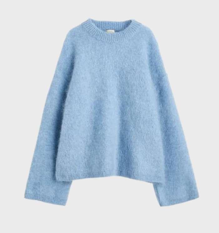 Pull en mohair à col rond confortable pour femmes