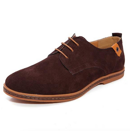 Chaussures en Daim à Lacets Élégantes pour Homme