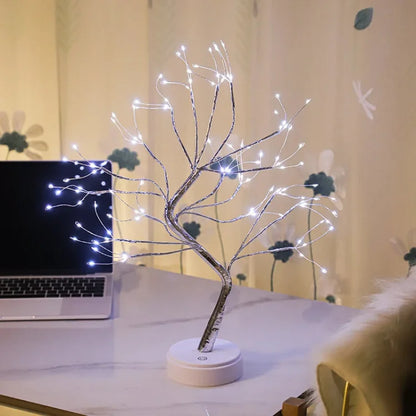 Lampe de Nuit à Branche LED Festive de Table