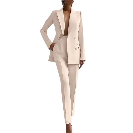 Ensemble Veste et Pantalon Tailleur Raffiné pour Femme