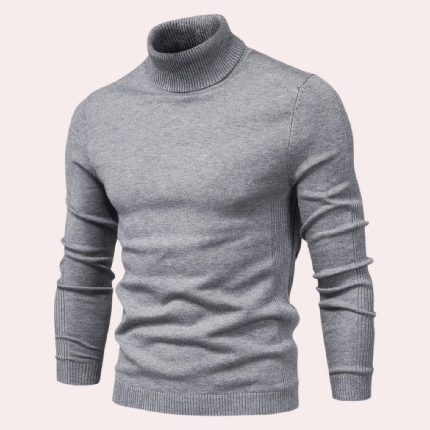 Col Roulé Tricot Doux Homme Essentiel