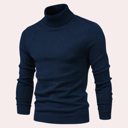 Col Roulé Tricot Doux Homme Essentiel