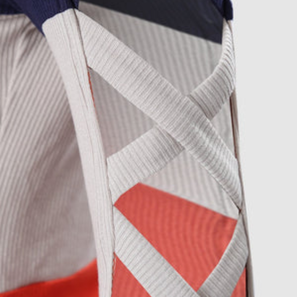 Blouse à Col Oval Élégant et Manches Croisées Pour Femme