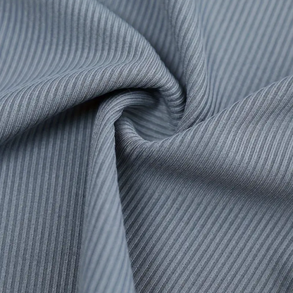 Blouse à Col Oval Élégant et Manches Croisées Pour Femme