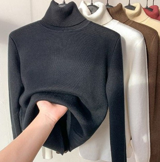 Pull à Col Roulé Doux et Luxueux pour Femme