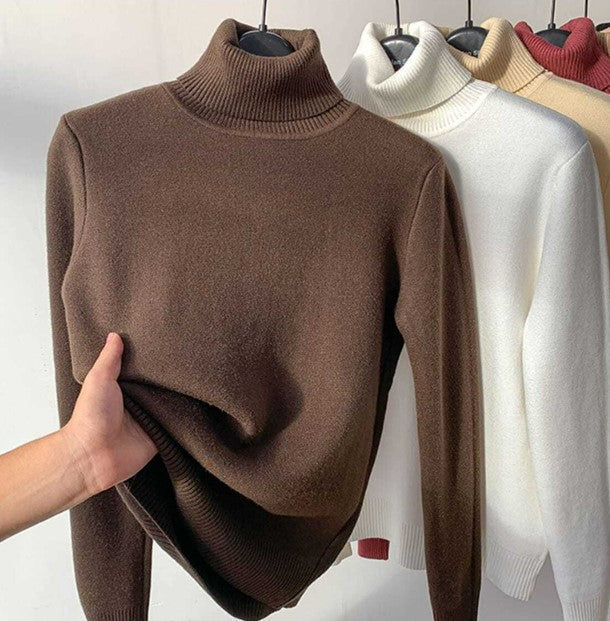 Pull à Col Roulé Doux et Luxueux pour Femme