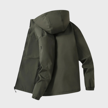 Veste Ajustée Moderne avec Capuche pour Homme