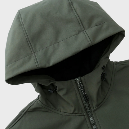 Veste Ajustée Moderne avec Capuche pour Homme