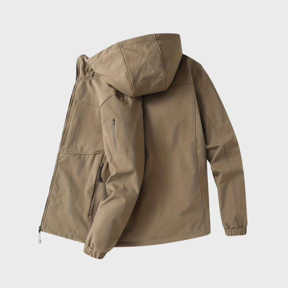 Veste Ajustée Moderne avec Capuche pour Homme