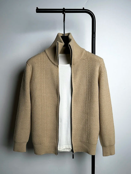 Cardigan Doux Confortable en Tricot Homme