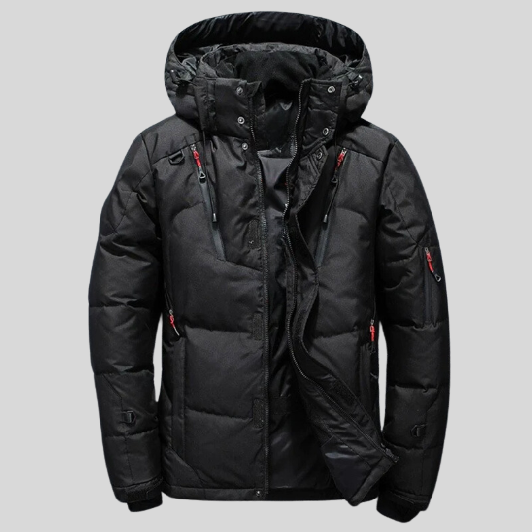 Veste Puffer Matelassée à Col Ronde Haut Hommes