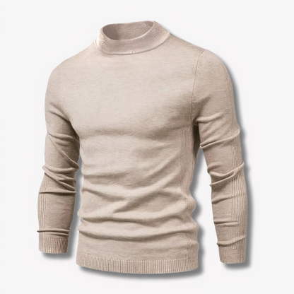 Pull Ajusté à Col Rond Stylé pour Hommes