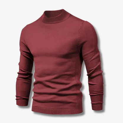 Pull Ajusté à Col Rond Stylé pour Hommes