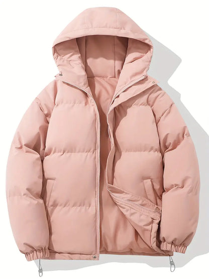 Veste d'Hiver Classique Matelassée à Capuche Femmes