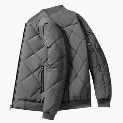 Veste D'hiver Matelassée Chaude Zippée pour Homme