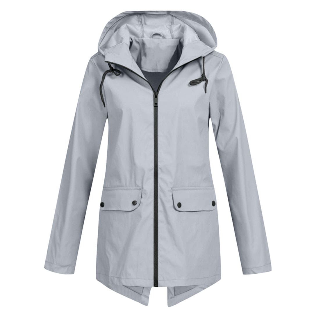 Manteau Moderne Imperméable Léger à Capuche pour Femme