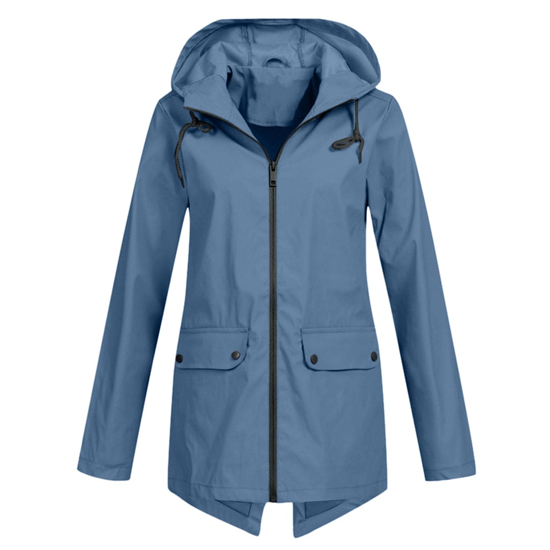 Manteau Moderne Imperméable Léger à Capuche pour Femme