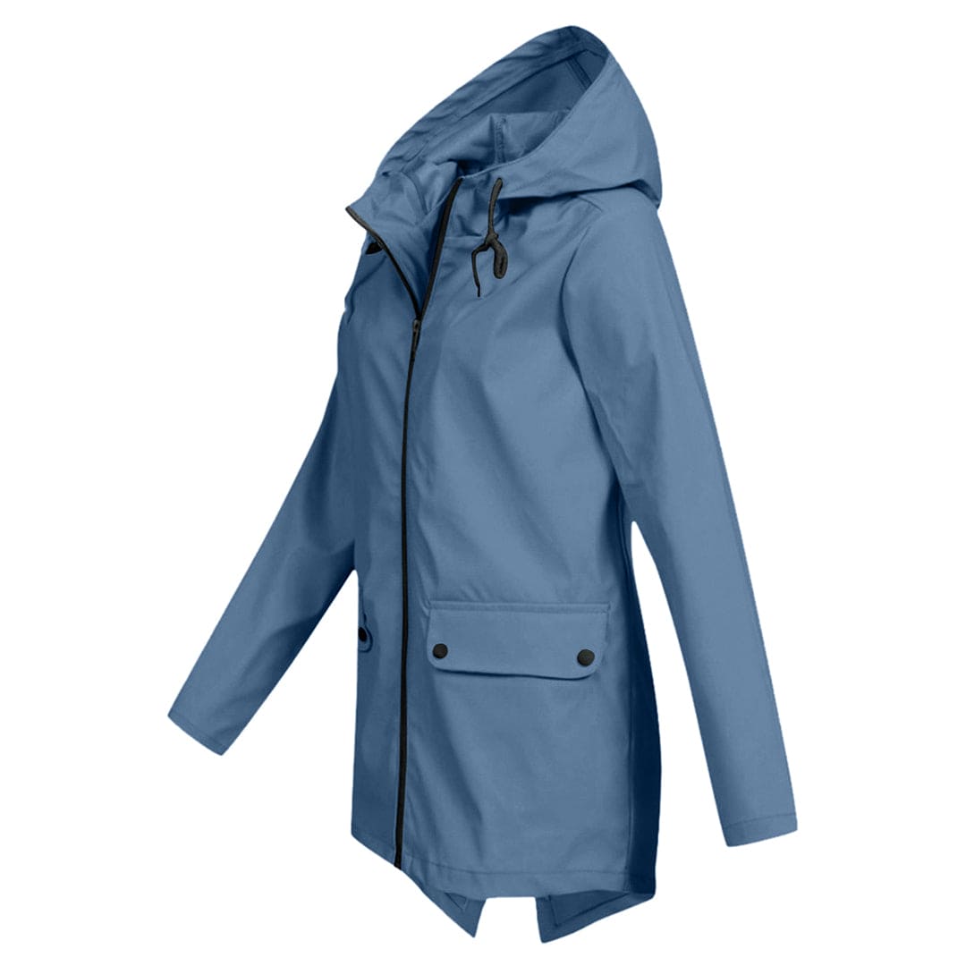 Manteau Moderne Imperméable Léger à Capuche pour Femme