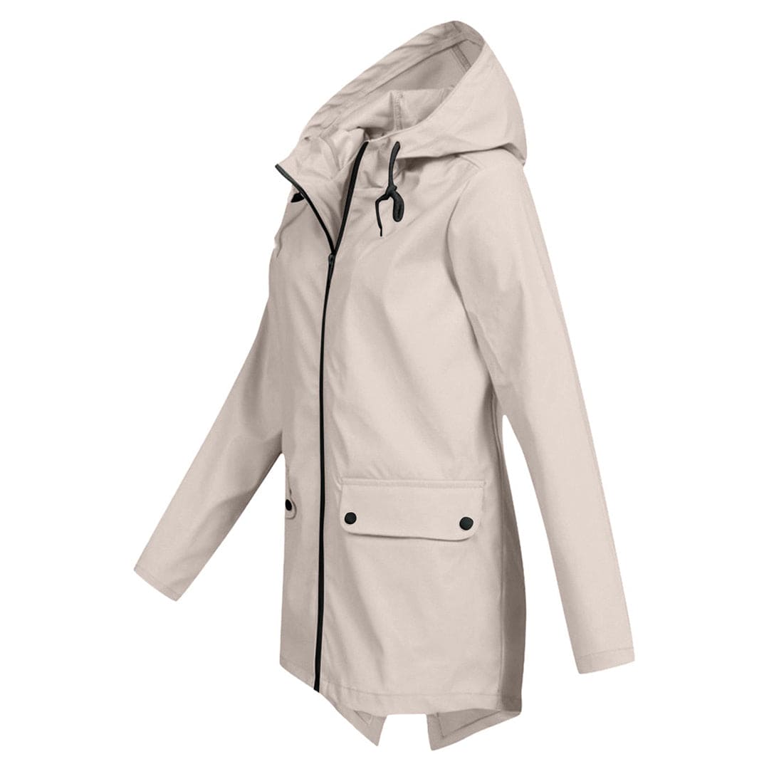 Manteau Moderne Imperméable Léger à Capuche pour Femme