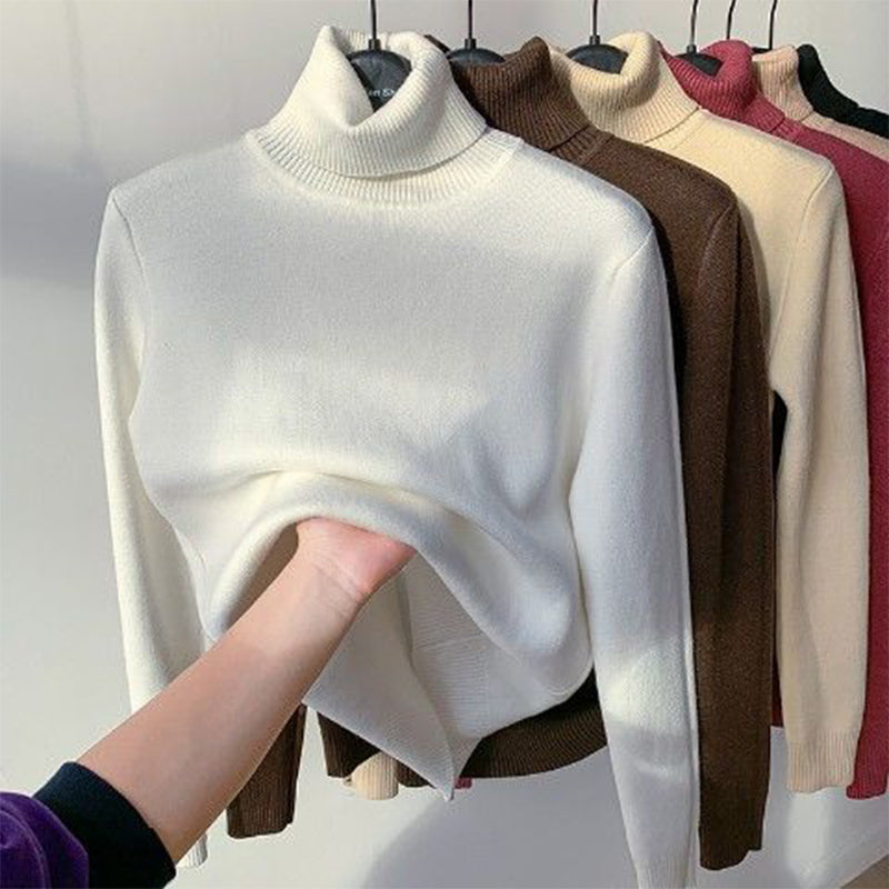 Pull à Col Roulé Doux et Luxueux pour Femme