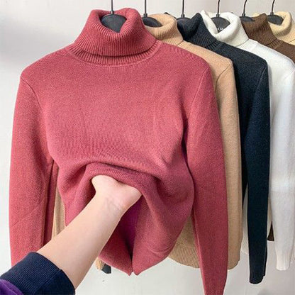 Pull à Col Roulé Doux et Luxueux pour Femme