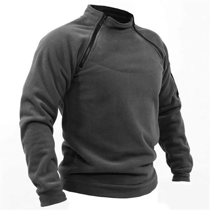 Pull Ajusté à Col Haut Moderne pour Hommes