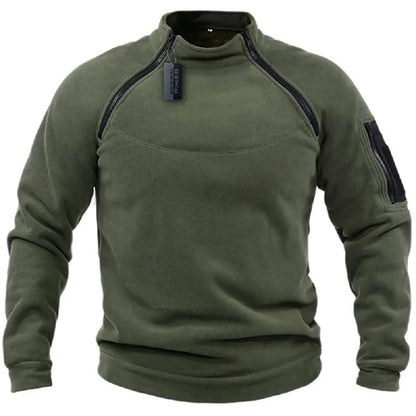 Pull Ajusté à Col Haut Moderne pour Hommes