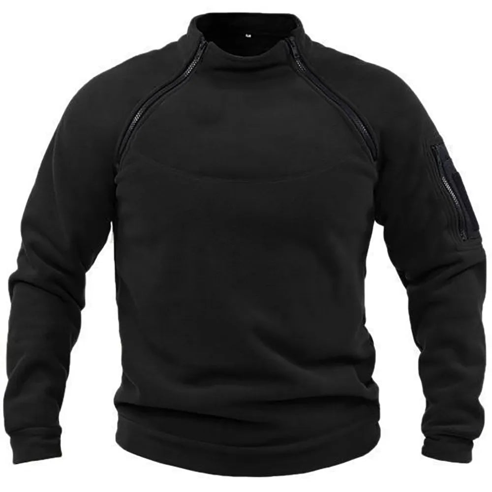 Pull Ajusté à Col Haut Moderne pour Hommes