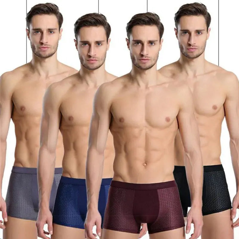 Boxers en Bambou Premium Hommes Paquet de 4