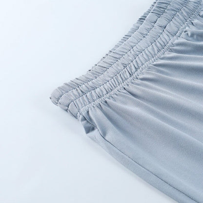 Ensemble Lounge Haut Cropped à Manches Longues et Pantalon Maxi Pour Femme