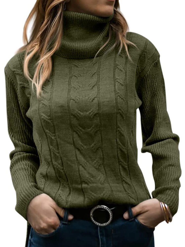 Pull Turtleneck Douillet pour Femmes Élégantes