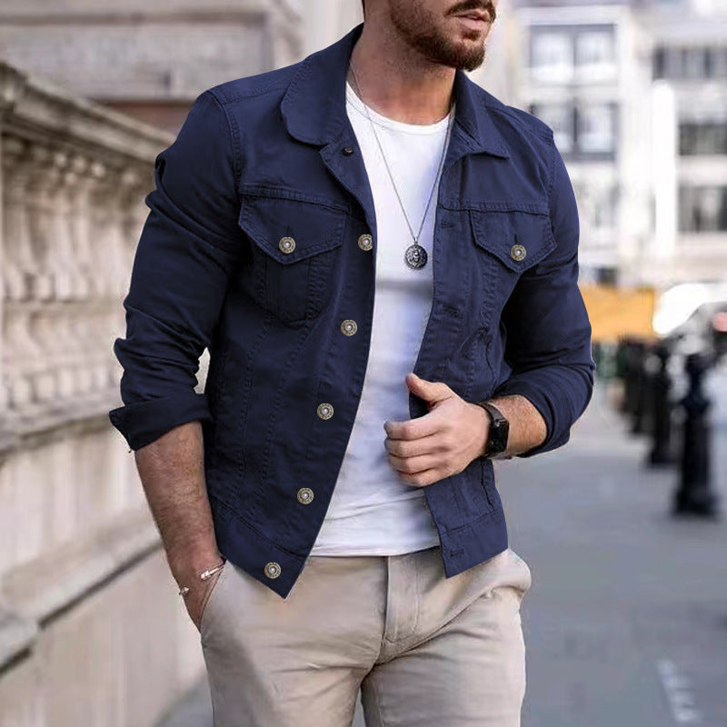 Veste en Denim Essentielle Iconique pour Hommes