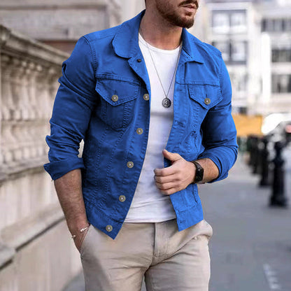 Veste en Denim Essentielle Iconique pour Hommes