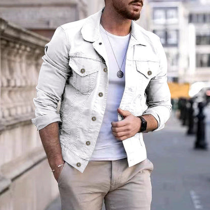 Veste en Denim Essentielle Iconique pour Hommes