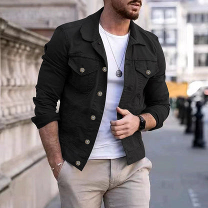 Veste en Denim Essentielle Iconique pour Hommes